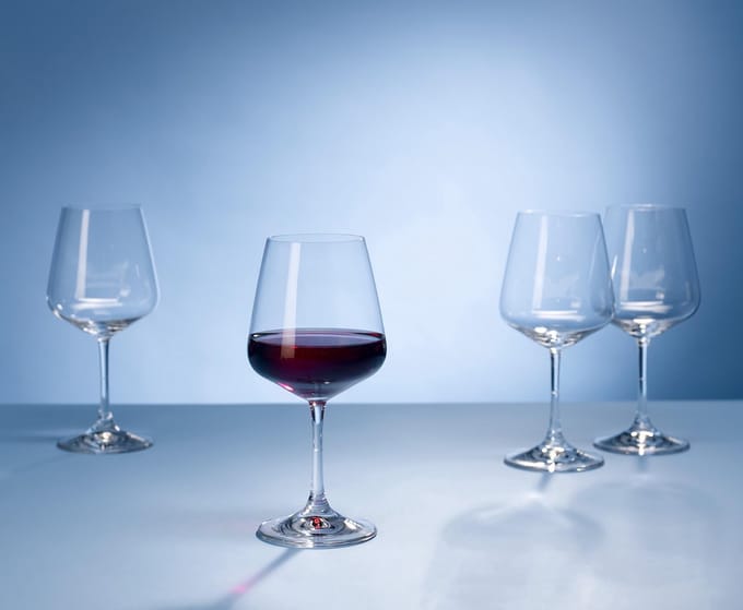 Villeroy & Boch Ovid Rode Wijnglas - 4 stuks - Kristal