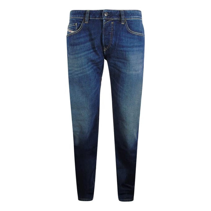 Diesel Mannen Safado-X Slim Jeans (Donkerblauw)