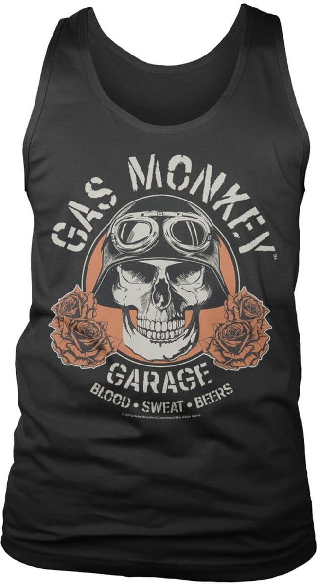 Gas Monkey Garage Tanktop Skull Tanktop GMG-7-GMG042-H76-5