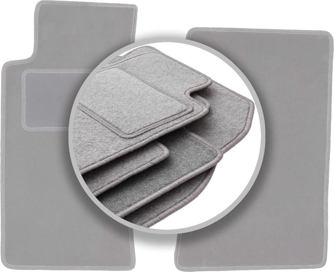 Grijze automatten voor: Mazda MX-5 II NB cabrio (1998-2005)
