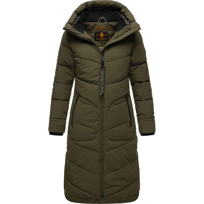 Marikoo Benikoo dames winterjas – lang, warm & stijlvol