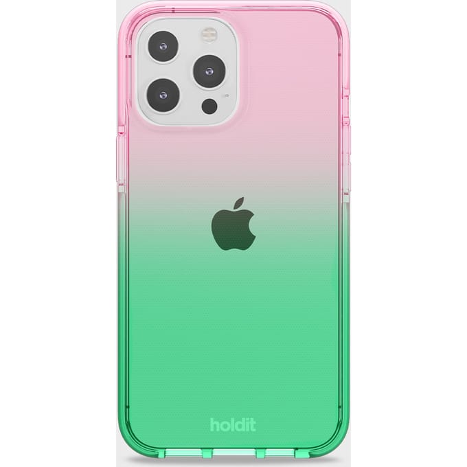 Phone case Seethru Gradient Grass Green/Bright Pink iPhone 13 Pro Max