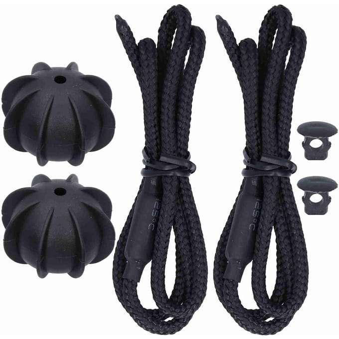 2 stuks Achterbak Hoedenplank Koord Ophangtouw Auto Accessoires Vervanging voor MK6 black