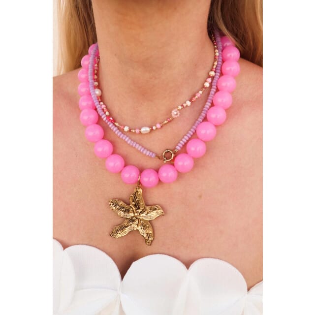 Label Kiki Mini purple necklace