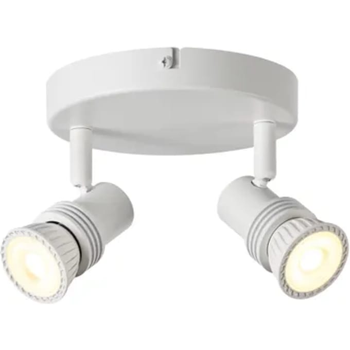 Lucide Opbouwspot Kianti - Wit - 15cm - 2xgu10
