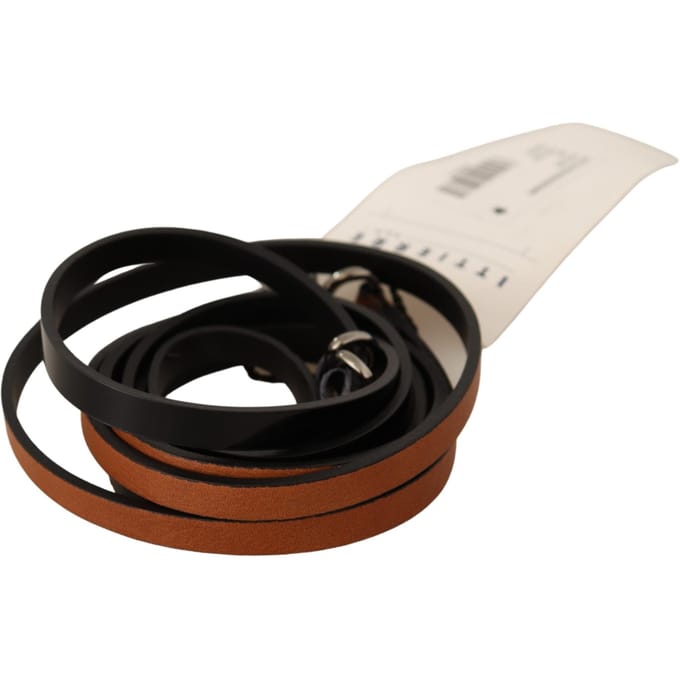 Costume National leren riem omkeerbaar ontwerp