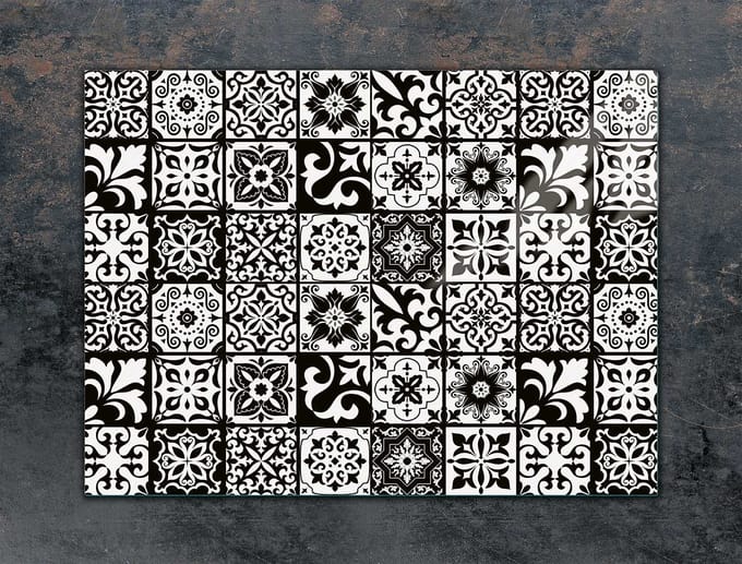 TMK ArtDeko - Snijplank - 70x52 cm - Glas - Bescherming en Decoratie