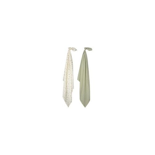 Prénatal hydrofiele multidoeken pure 2 stuks Light Greenshade unisex