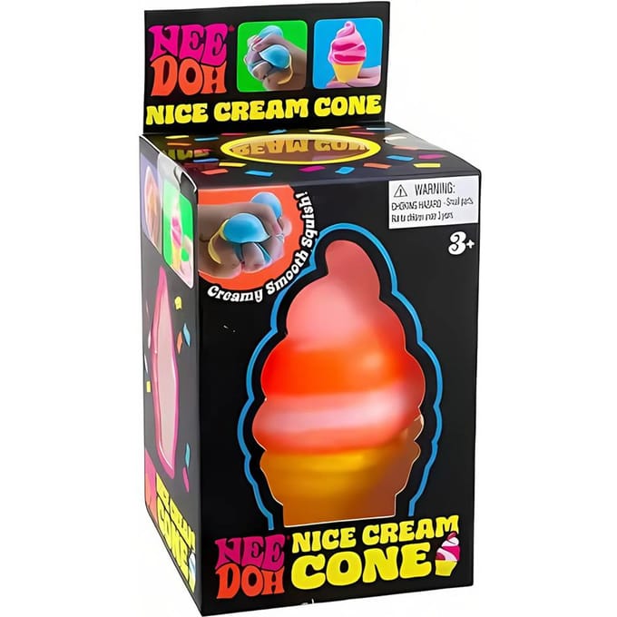 Schylling Needoh Nice Cube Sensorische Nice-Sicle Stressverlichting Squishy Kubus Anti-Angst Knijpobject Voor Focus ADHD Populatie