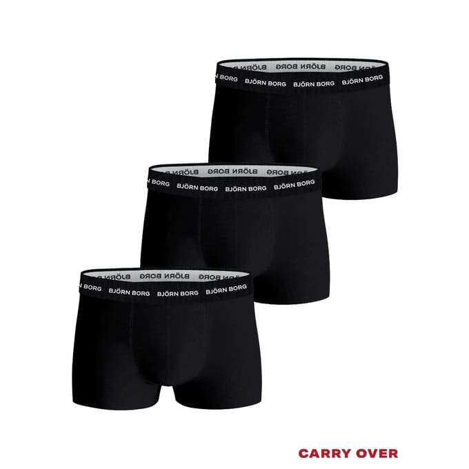 Katoenen stretch boxershorts Björn Borg (x3)