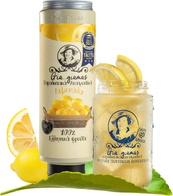 Gia giamas lemonade - citroen - 100% Grieks fruit sap