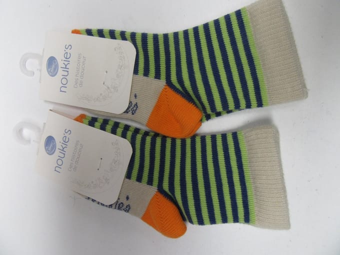 2 pack  noukie's  sokkenset streep 6-12 maand  maat 20