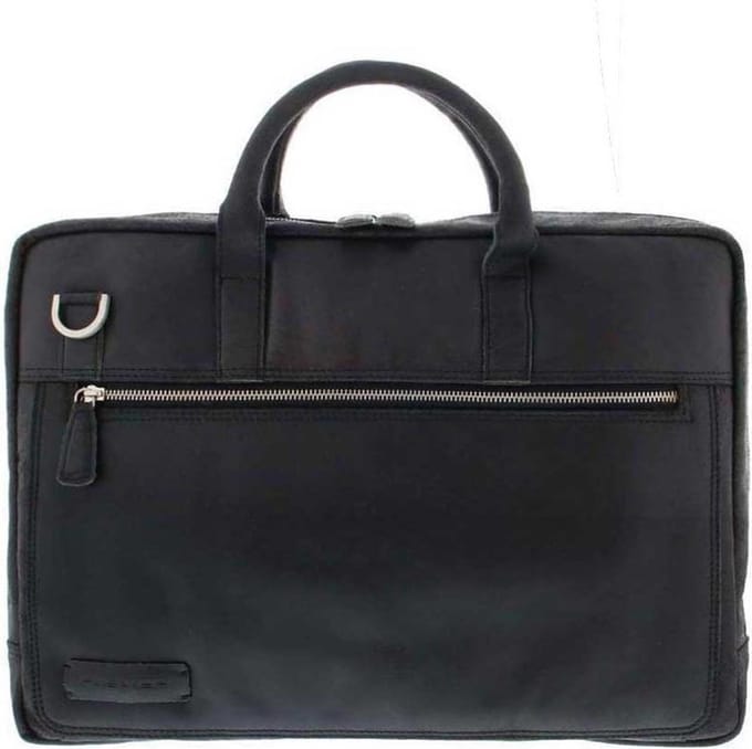 Plevier London laptoptas 16 inch zwart.