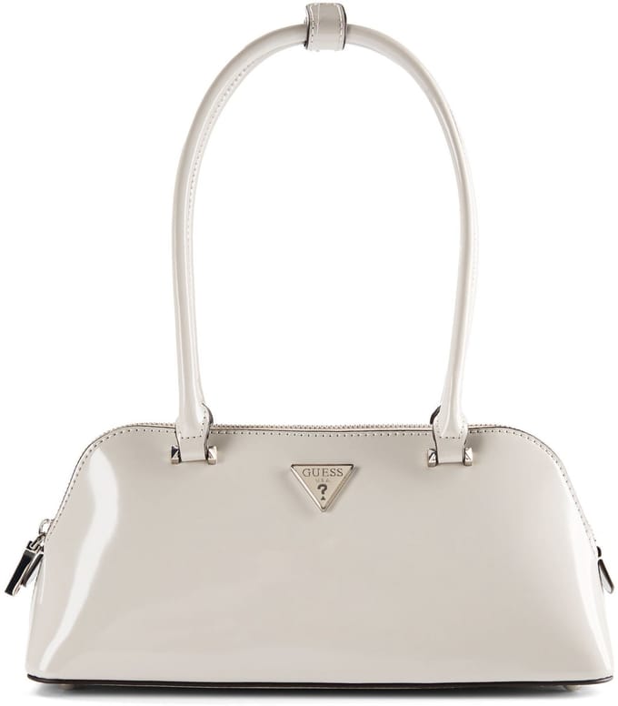 GUESS schoudertas Arnela Shoulder Satchel Bag Light Taupe crème