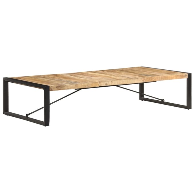 vidaXL - Salontafel - 180x90x40 - cm - ruw - mangohout