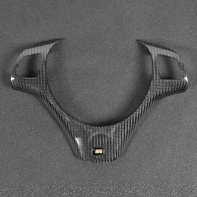 Cache de volant en fibre de carbone Modifié Garniture inférieure Convient pour Série 13 E90 E92 E93 E82 black