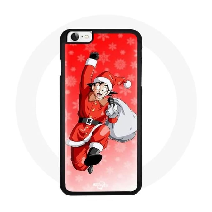 Coque pour Iphone 7 - Maniacase - Anime Son Goku Dragon Ball - Souple - Noir - Mixte