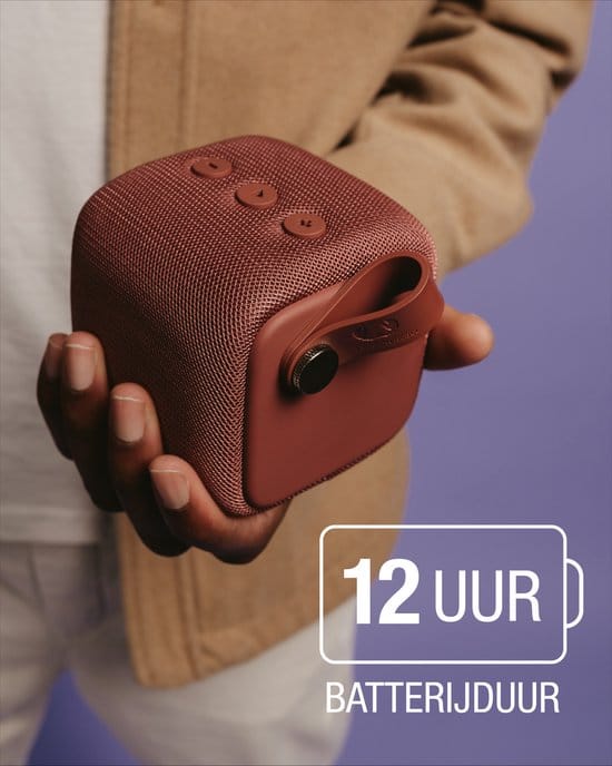 Fresh ‘n Rebel - Draadloze Bluetooth speaker - Rockbox Bold S - Safari Red