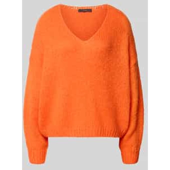 oversized gebreide pullover met mohairgehalte