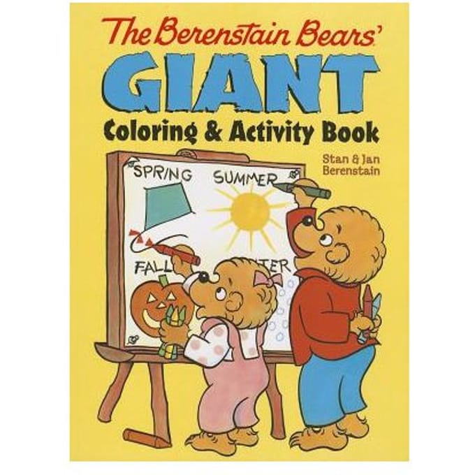 The Berenstain Bears Giant Coloring And Activity Book - Berenstain, Jan