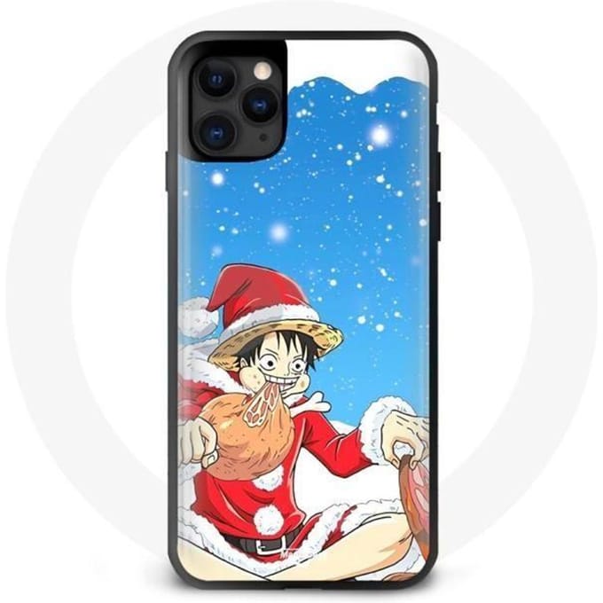 Coque - Maniacase - Iphone 11 Pro - Anime One Piece Luffy - Protection - Souple noir