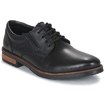 Rieker Veterschoenen zwart Leer - Maat 40
