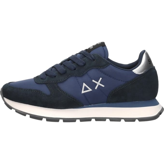 Sun68 Ally Solid Nylon Sneakers - Dames - Blauw - Maat 38