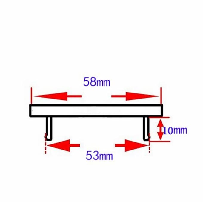 58 mm / 53 mm zwart ABS autowielnaafdoppen decoratieve hoes set van 4 gray