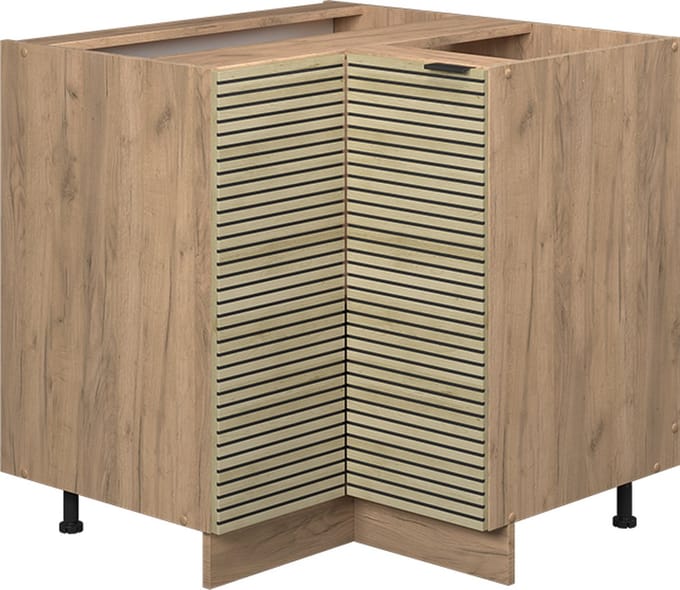 Vicco Fame-Line Hoekonderkasten – 80.5 cm, WB Eik Eiken paneel