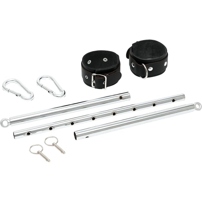 Rimba - BDSM Spreader Bar - Spreidstang Met Boeien - Verstelbaar 55-85 cm
