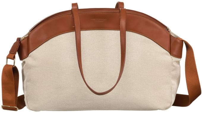 Peterson - Grote Damestas - Natuurlijke Lederen - Polyester Vezel - Beige-Bruin