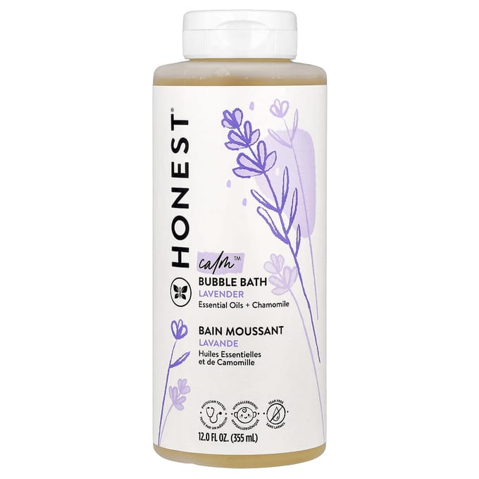 The Honest Company, Trulli Kalmerend Bubbelbad, Lavendel, 12,0 fl oz (355 ml) beige
