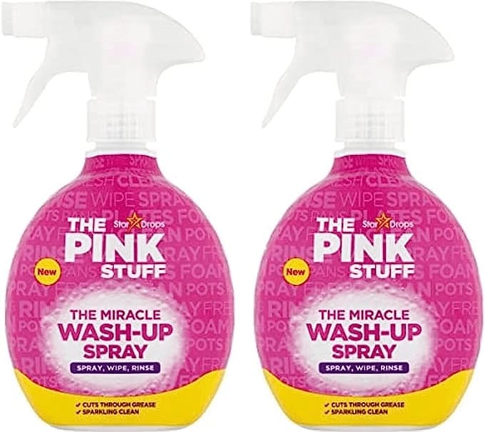The Pink Stuff Wash Up Spray 500ml 2 pack