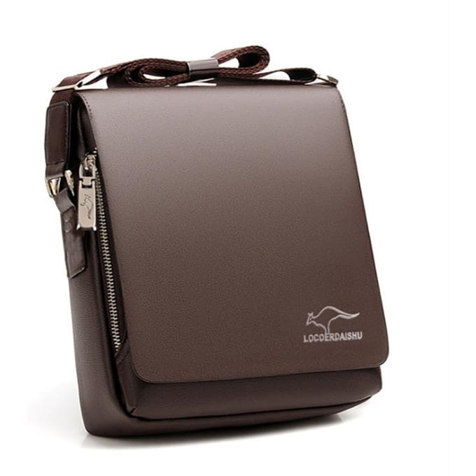 Messenger schoudertas heren lederen aktetas casual zakelijke crossbody handtas