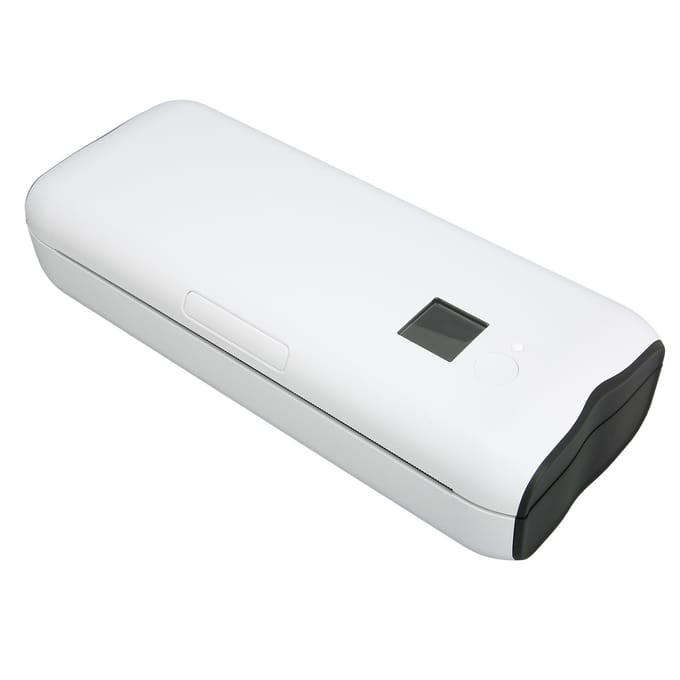 Imprimante Thermique Portable A4 210mm Bluetooth 4.0 203DPI Impression Claire Imprimante Portable pour Maisons US Plug white