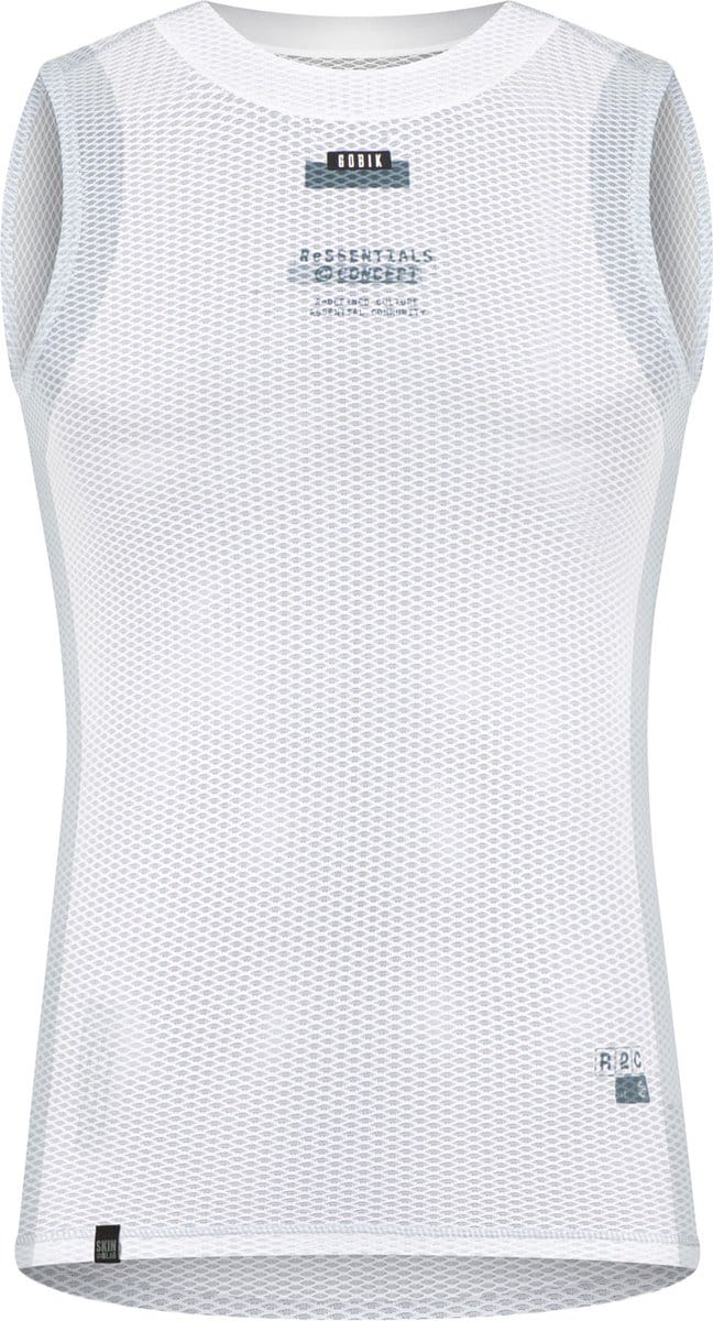 Gobik Second Skin Mouwloos Basislaag Wit 2XL Vrouw