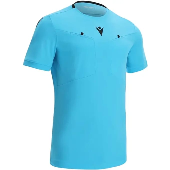 Macron Frisk Scheidsrechtersshirt Korte Mouw Heren - Neon Sky | Maat: M