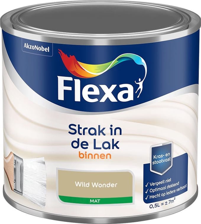Flexa - Strak In De Lak Binnenlak Mat - Wild Wonder - Mengverf - 500 Ml