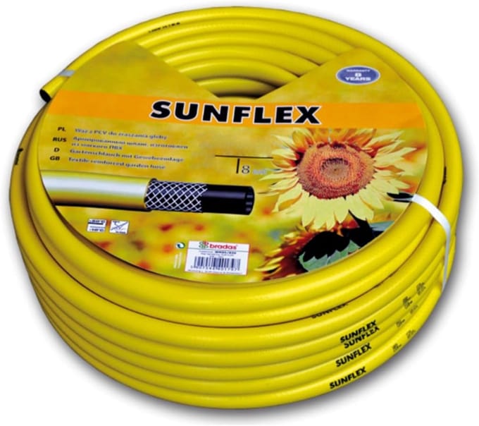 Flexibele Gele Tuinslang 20 Meter Diameter 25.4 mm 8 Bar Bestand tegen UV en Algen