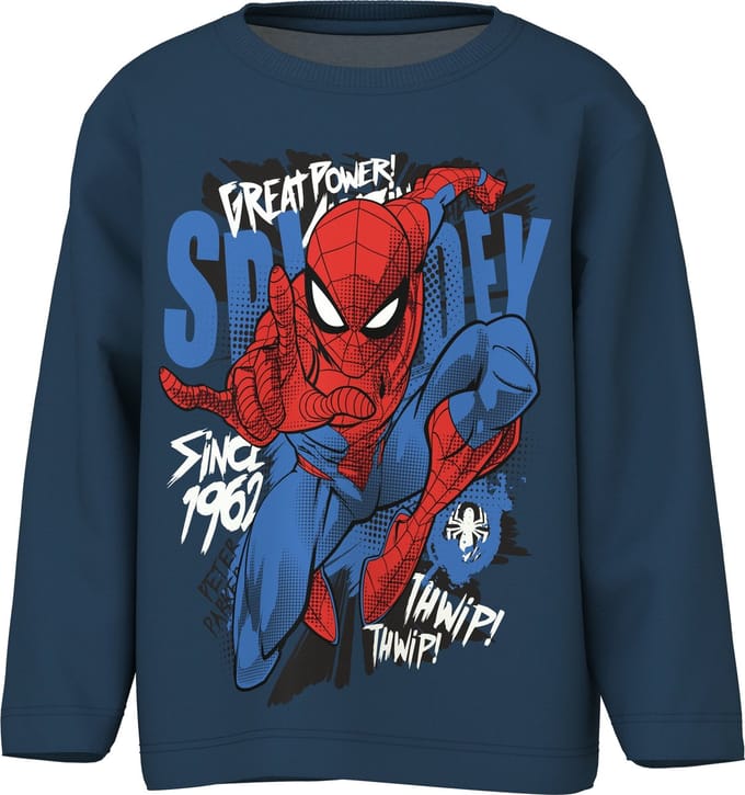 NAME IT - TMMPALAN SPIDERMAN LS TOP NOOS MAR - Jongens - Lange mouwen shirts