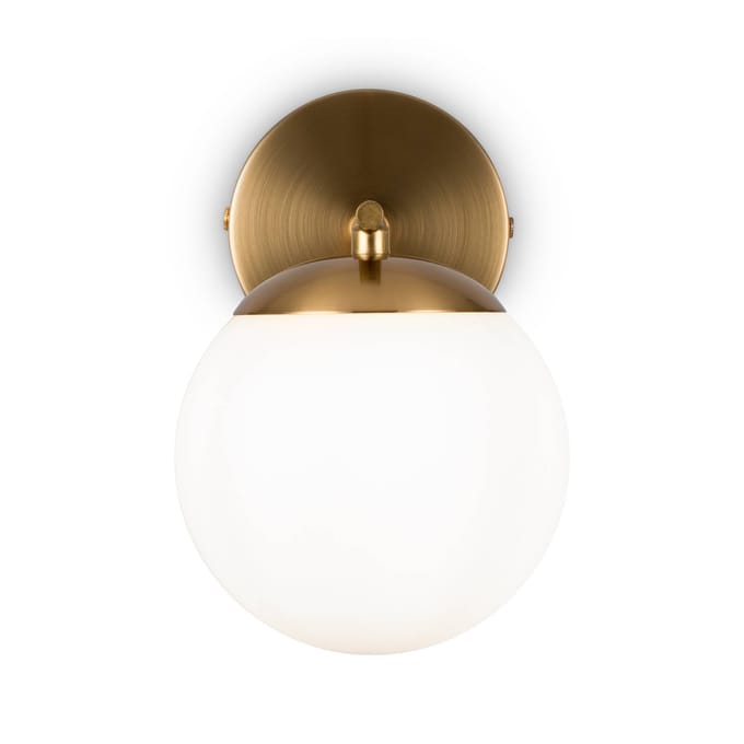 Maytoni Marmeren wandlamp met glazen kap