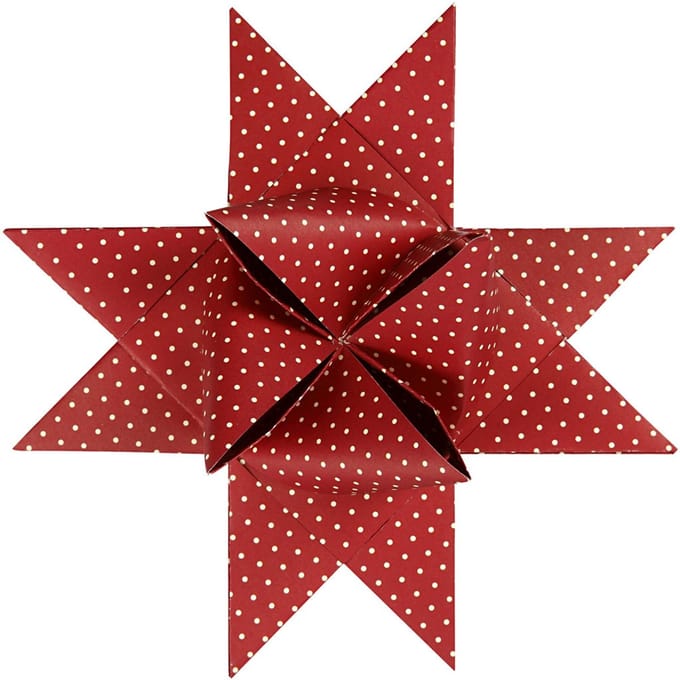 Papieren vlechtstroken, L: 100 cm, B: 40 mm, d 18 cm, rood, wit, 40 stroken