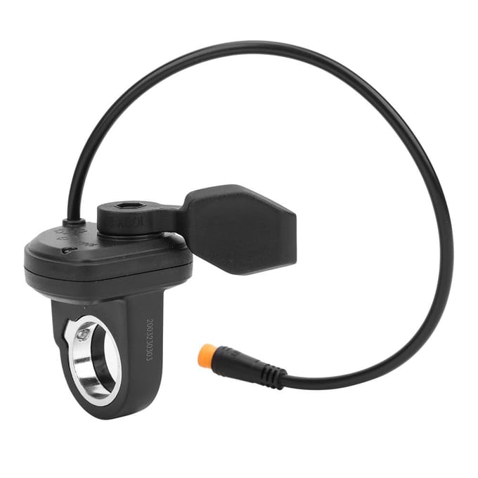 108x L E-bike Links Elektrische Snelheidsregulerende Duimgashendel Handvat Waterdichte Connector wit