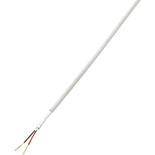 TRU COMPONENTS 1567173 Alarmkabel LiYY 2 x 0.14 mm² Wit 50 m