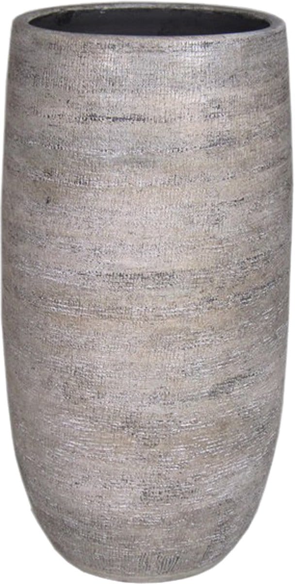 Bloempot Mira hoog - d29 x h60cm - Wit