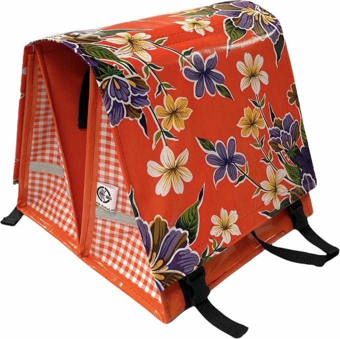 Du Baj large LUXE - Dubbele Fietstas - 45 l - Fortin Orange