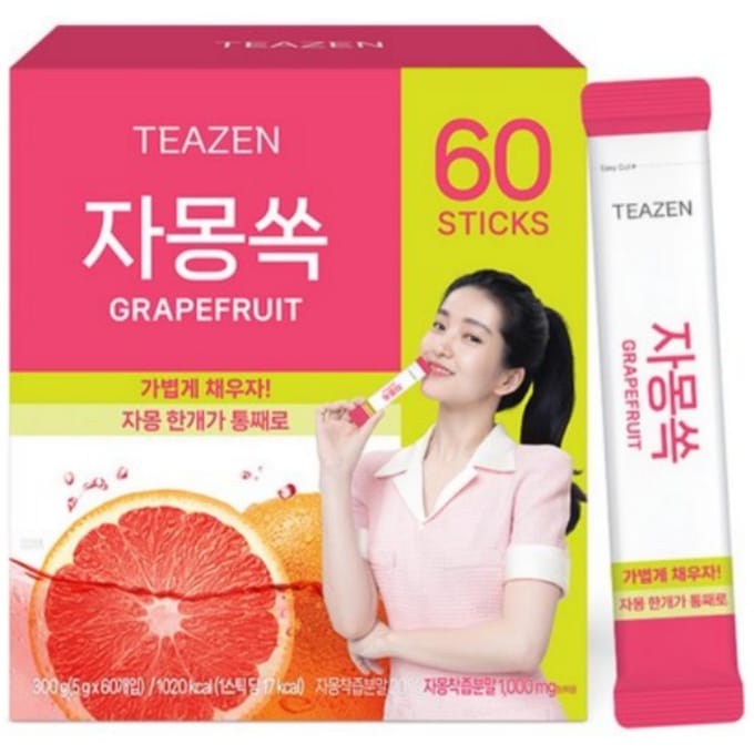 [TEAZEN] Kombucha Thee Grapefruit #60EA yellow