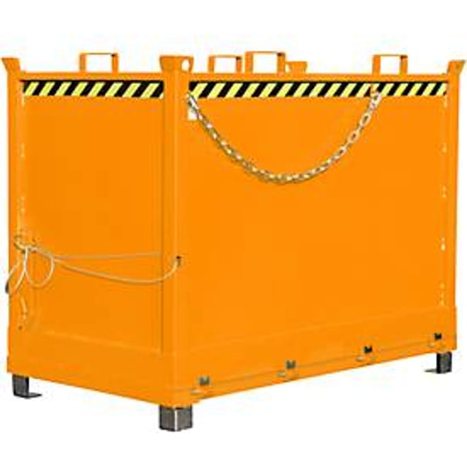 Bodemklepcontainer FB 2000, oranje