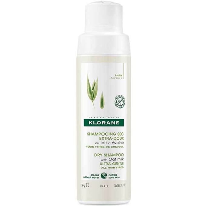 Klorane Haar Avoine Lait D'Avoine/Havermelk Droogshampoo Alle Haartypen 50gr