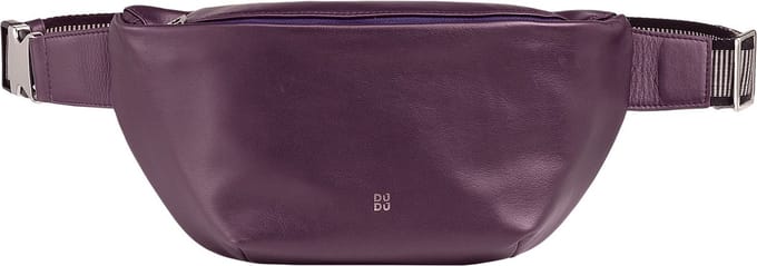 DuDu Tenerife Fanny pack Leder 31 cm - Unisex - deep purlple